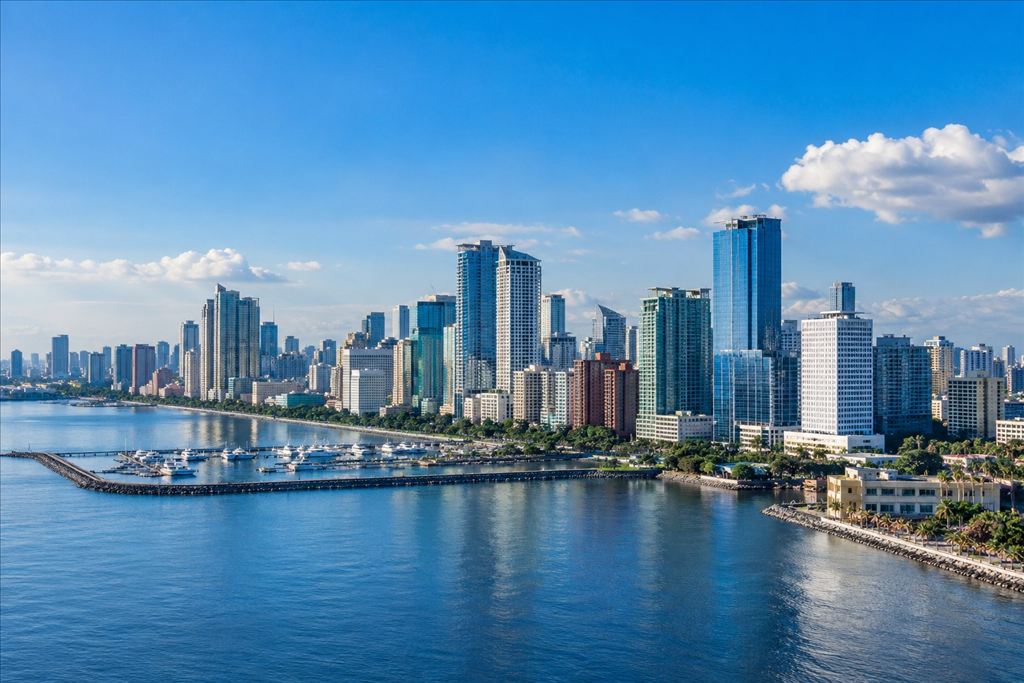 Illustrative manila skyline